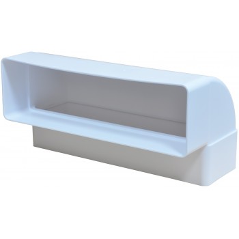 Колено вертикальное CKC для прямоугольных воздуховодов 204*60 90°