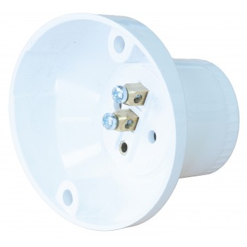 Патрон Е27 De-pa поликарбонат с креплением на стену