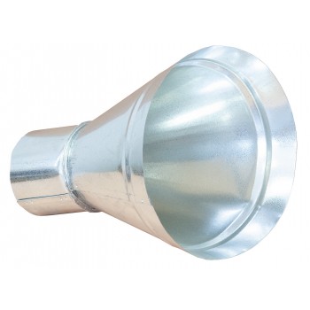 Воронка круглая стальная оцинкованная d100