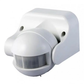 Датчик движения и освещенности Lumano LU-DD02-white настенный IP44 (180°) белый