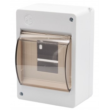 Щиток на 3-4 модуля с крышкой