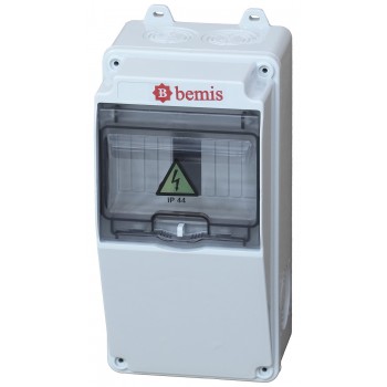 Комбинированный навесной щиток Bemis BD1-2000-0000 IP44 120x225x115 5 модулей