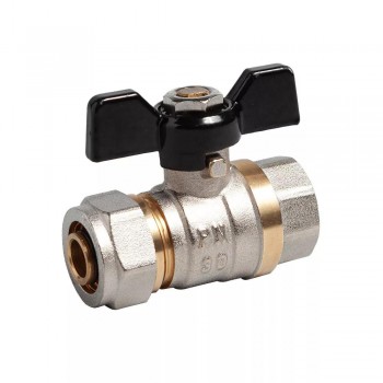 Кран шаровый Ital 20*3/4 для металлопластика с внутренней резьбой