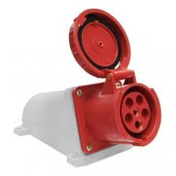 Силовая розетка настенная 90° ENERGIO 135(3P+PE+N) 63A 380В IP67