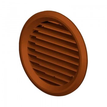 Вентиляционная решётка мебельная Вентс МВ 50/4 бВ коричневая