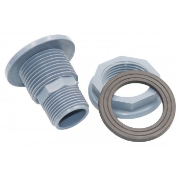 Врезка в бак пластиковая с наружной резьбой 3/4"