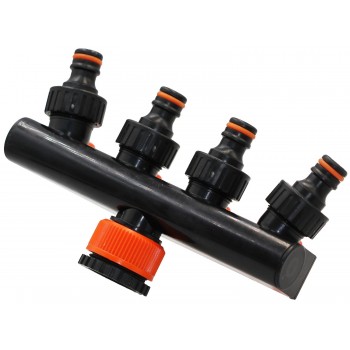 Планка-адаптер распределительная Aquapulse AP 1024 с 4-мя запорными кранами