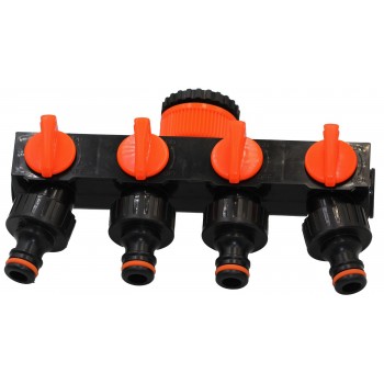 Планка-адаптер распределительная Aquapulse AP 1024 с 4-мя запорными кранами