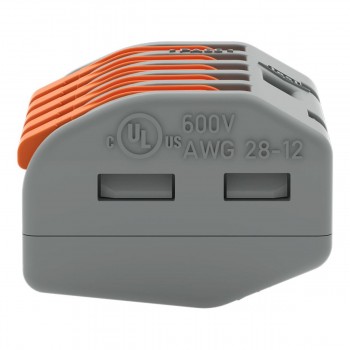 Клемма быстрого монтажа WAGO 222-415 универсальная на 5 проводников