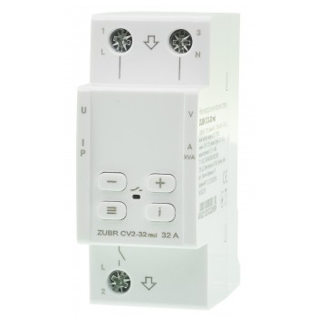 Реле напряжения с контролем тока Zubr CV2-32 red