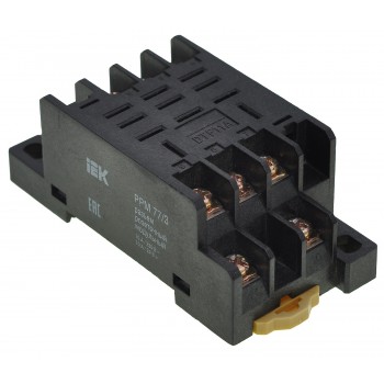 Разъем модульный IEK РРМ77/3 (PTF11A) для промежуточного реле РЭК77/3 (LY3)