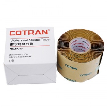 Изоляционная лента COTRAN KC80 резиновая мастиковая 51mm*1.65mm*3m