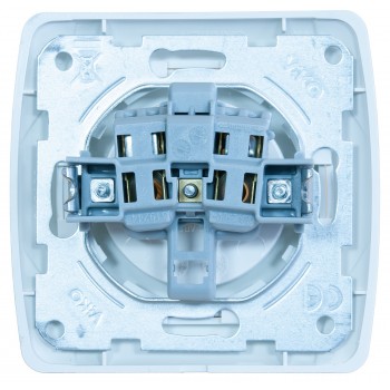 Розетка одинарная без заземления Viko Carmen Белый