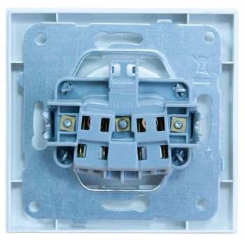 Розетка одинарная без заземления Viko Karre Белый