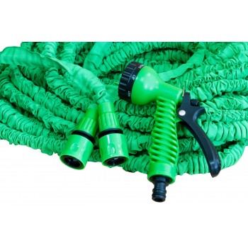 Шланг поливочный растяжной 45м с пистолетом распыления