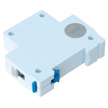 Розетка с установкой на DIN-рейку Аско-Укрем 10А С45 1Р белый