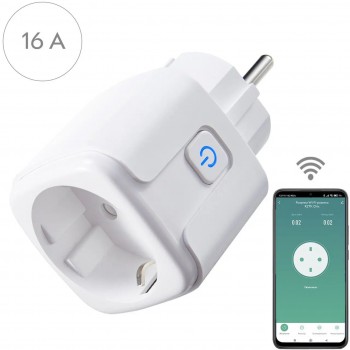 Умная Wi-Fi розетка с таймером Rubezh SP-16-WIFI (16A, 220В)