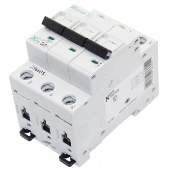 Автоматический выключатель Eaton (Moeller) PL6-C40/3 6кА 3P C 40A