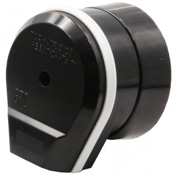 Вилка и гнездо для электроплит Lemanso LMA316 однофазное с заземлением бакелит черное