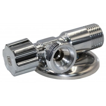 Кран приборный угловой вентильный Eroproduct EP.3001 1/2x3/4