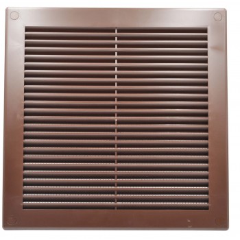 Вентиляционная решетка Awenta TRU-8 250*250 коричневая