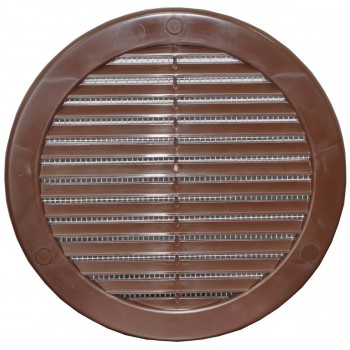Вентиляционная решетка Awenta TRU-18 d150 коричневая
