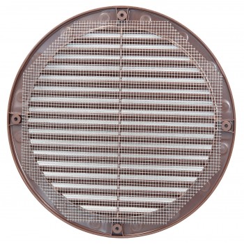Вентиляционная решетка Awenta TRU-20 Br d200 коричневая