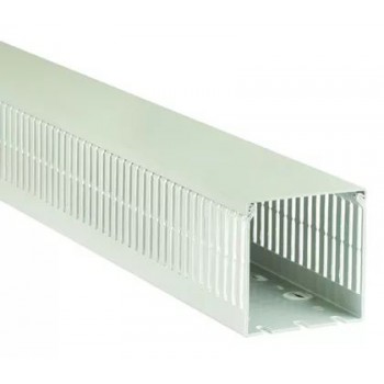 Перфорированный короб ДКС TD 25x25, шаг 12,5мм, перфорация 5мм, серый