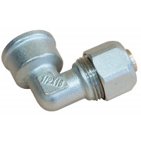 Колено обжимное с внутренней резьбой Raftec 16x1/2" UV-1601