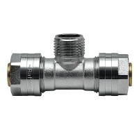 Тройник обжимной с наружной резьбой Raftec 20x1/2x20 TN-200120