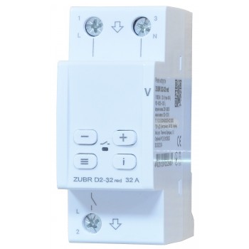 Реле напряжения однофазное ZUBR D2-32 red