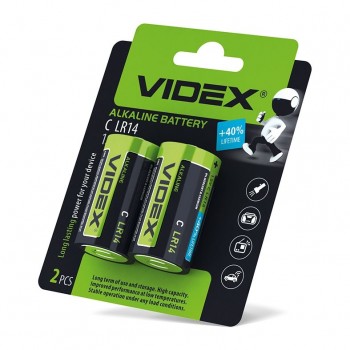 Батарейка щелочная Videx LR14/C SHRINK