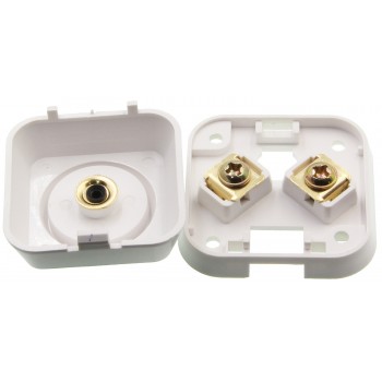 Кнопка звонка Lemanso LDB37 белая