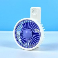 Портативный вентилятор ZB115 Mini-складной с аккумулятором (3 режима,14.5см) Фиолетовый