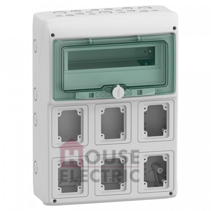 Щит распределительный Schneider Electric Mureva IP65 1x12 6-монтажных панелей