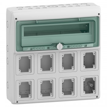 Щит распределительный Schneider Electric Mureva IP65 1x18 8-монтажных панелей