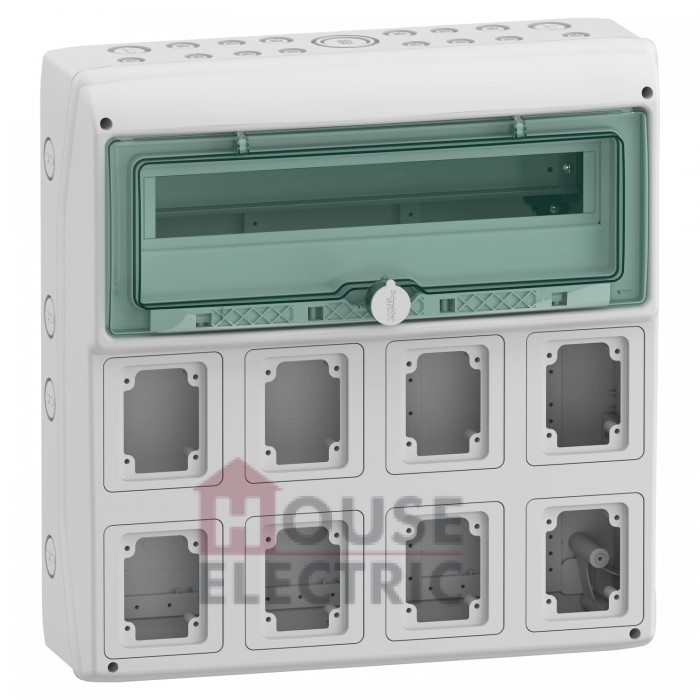 Щит распределительный Schneider Electric Mureva IP65 1x18 8-монтажных панелей