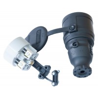 Розетка переносная Bemis BK1-1402-2311 250V 16A IP44 с заземлением