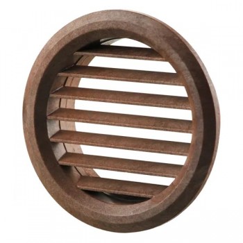 Вентиляционная решётка мебельная Вентс МВ 50/4 бВ красное дерево
