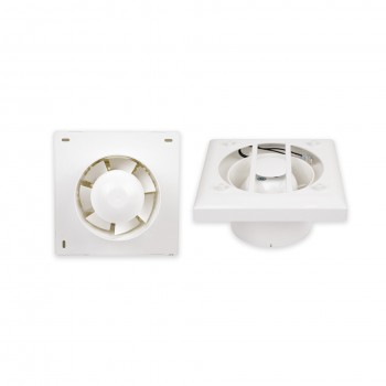 Вытяжной осевой вентилятор Ostvent Art Glass 100S Ivory