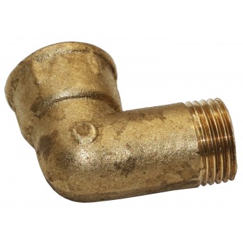 Угол латунный 1/2" вн-нар. удлиненный под прокладку