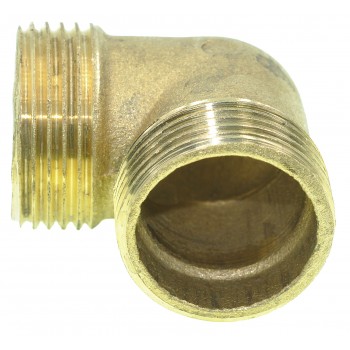 Угол латунный 1" нар-нар.