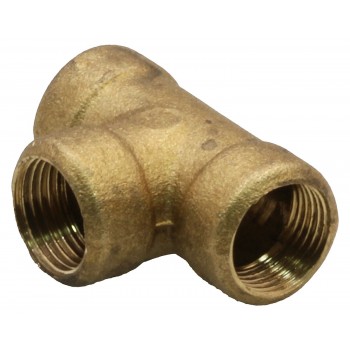 Тройник латунный 3/8" ВВВ