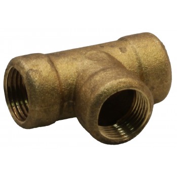 Тройник латунный 3/8" ВВВ