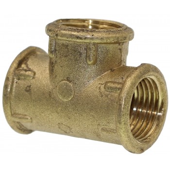 Тройник латунный 1/2" ВВВ