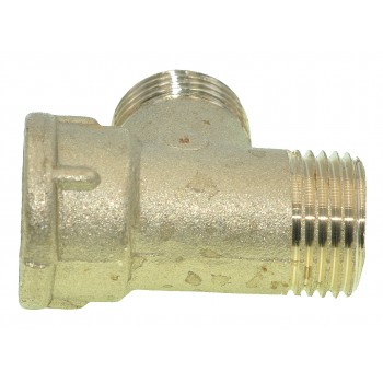 Тройник латунный 1/2" ВНН