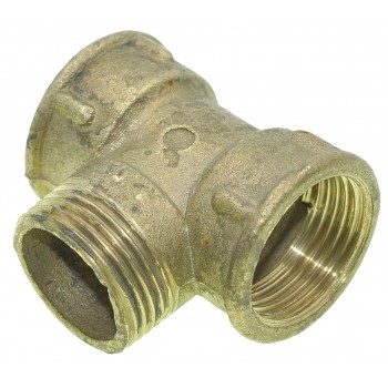 Тройник латунный 1" ВНВ