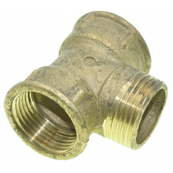 Тройник латунный 1" ВНВ