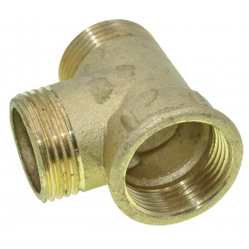 Тройник латунный 1" ВНН