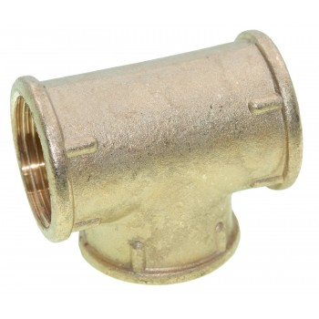 Тройник латунный 1" ВВВ